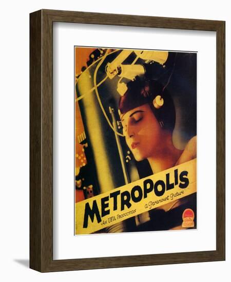 Metropolis, 1926-null-Framed Art Print