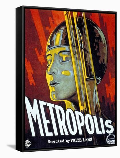 Metropolis, 1927, Directed by Fritz Lang-null-Framed Stretched Canvas