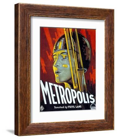 Painting Deco vintage print art poster METROPOLIS movie for glass frame 36" 