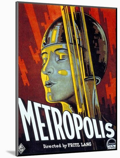 Metropolis, 1927, Directed by Fritz Lang-null-Mounted Giclee Print