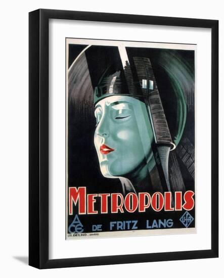 Metropolis, 1927-null-Framed Giclee Print