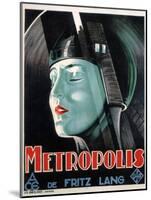 Metropolis, 1927-null-Mounted Giclee Print