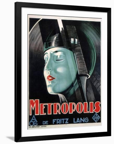 Metropolis, 1927-null-Framed Premium Giclee Print