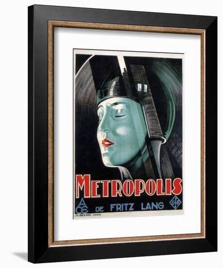 Metropolis, 1927-null-Framed Giclee Print