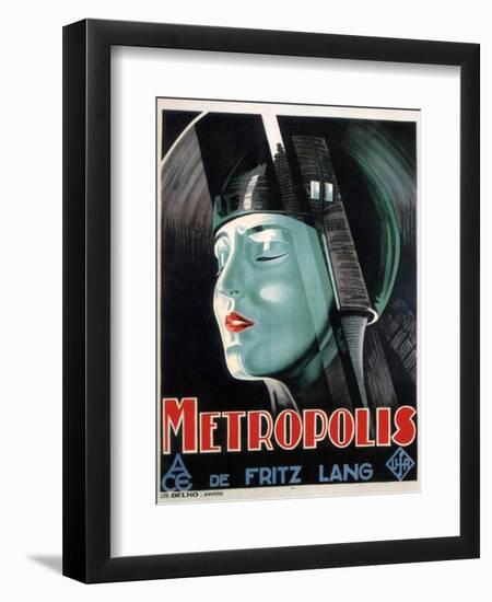 Metropolis, 1927-null-Framed Giclee Print