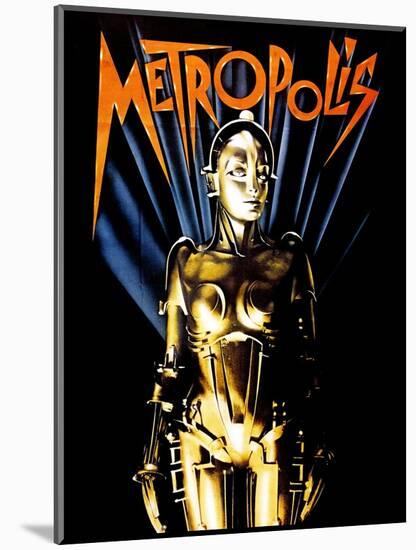 Metropolis, 1927-null-Mounted Giclee Print