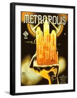 Metropolis, 1928-Unknown Unknown-Framed Giclee Print