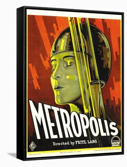 Metropolis, Brigitte Helm, 1927-null-Framed Stretched Canvas