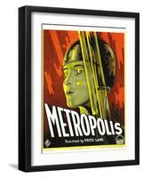 Metropolis, Brigitte Helm, 1927-null-Framed Art Print