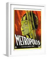 Metropolis, Brigitte Helm, 1927-null-Framed Art Print