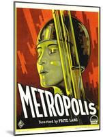 Metropolis, Brigitte Helm, 1927-null-Mounted Art Print