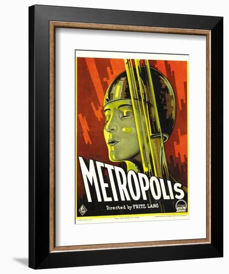 METROPOLIS, Brigitte Helm, 1927-null-Framed Art Print