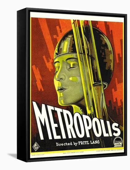 METROPOLIS, Brigitte Helm, 1927-null-Framed Stretched Canvas