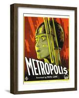 METROPOLIS, Brigitte Helm, 1927-null-Framed Art Print