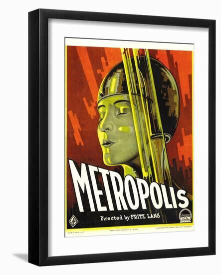 METROPOLIS, Brigitte Helm, 1927-null-Framed Art Print