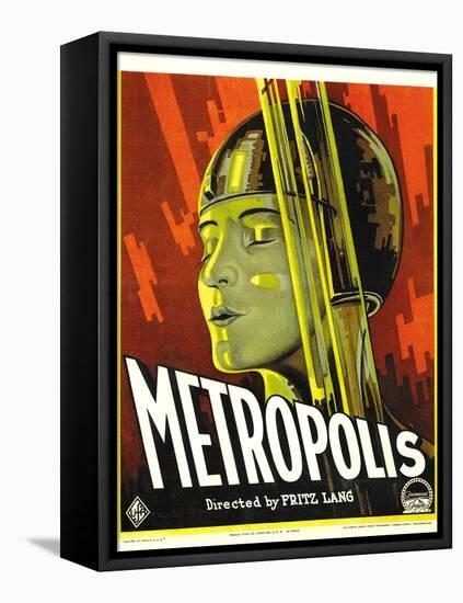 METROPOLIS, Brigitte Helm, 1927-null-Framed Stretched Canvas