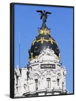 Metropolis Building, Gran Via, Madrid, Spain-Hans Peter Merten-Framed Photographic Print