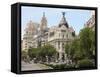 Metropolis Building, Madrid, Spain, Europe-Godong-Framed Stretched Canvas