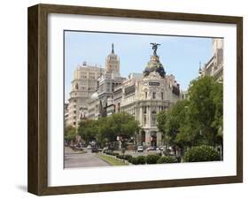 Metropolis Building, Madrid, Spain, Europe-Godong-Framed Photographic Print