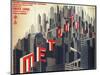 Metropolis by Fritz Lang, 1926-Boris Konstantinovich Bilinsky-Mounted Giclee Print