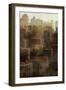 Metropolis City 1-Ken Roko-Framed Art Print