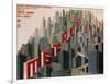 Metropolis, French Movie Poster, 1926-null-Framed Art Print