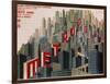 Metropolis, French Movie Poster, 1926-null-Framed Art Print