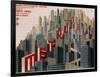 Metropolis, French Movie Poster, 1926-null-Framed Art Print