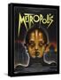 Metropolis, French Movie Poster, 1926-null-Framed Stretched Canvas