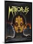 Metropolis, French Movie Poster, 1926-null-Mounted Art Print