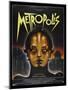 Metropolis, French Movie Poster, 1926-null-Mounted Art Print