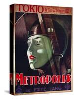 Metropolis, French Movie Poster, 1926-null-Stretched Canvas