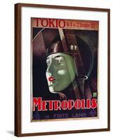 Metropolis, French Movie Poster, 1926-null-Framed Art Print