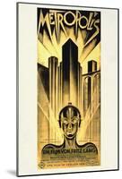 Metropolis, Fritz Lang-null-Mounted Poster