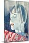 Metropolis, German Movie Poster, 1926-null-Mounted Art Print