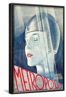 Metropolis, German Movie Poster, 1926-null-Framed Art Print