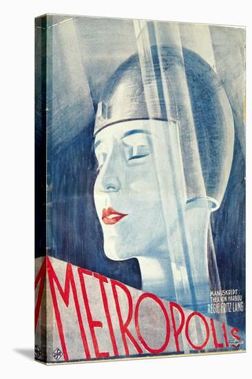 Metropolis, German Movie Poster, 1926-null-Stretched Canvas