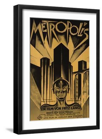 METROPOLIS German Film Vintage Movie Poster Reproduction 1926 FREE S/H