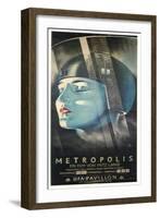 Metropolis, German Movie Poster, 1926-null-Framed Art Print