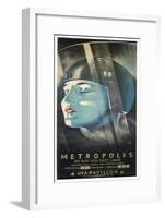 Metropolis, German Movie Poster, 1926-null-Framed Art Print