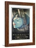 Metropolis, German Movie Poster, 1926-null-Framed Art Print