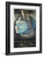 Metropolis, German Movie Poster, 1926-null-Framed Art Print