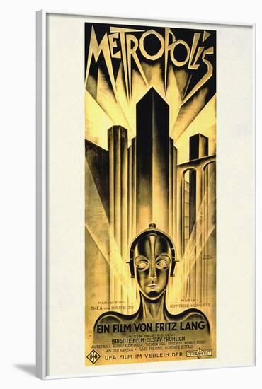 Metropolis Movie Fritz Lang-Fritz Lang-Framed Art Print