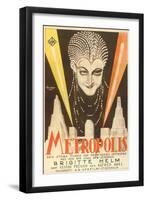 Metropolis, Swedish Movie Poster, 1926-null-Framed Art Print