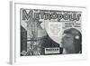 Metropolis, UK Movie Poster, 1926-null-Framed Art Print