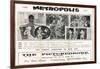 Metropolis, UK Movie Poster, 1926-null-Framed Art Print