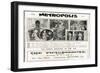 Metropolis, UK Movie Poster, 1926-null-Framed Art Print