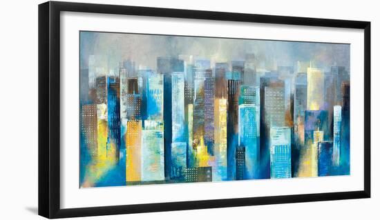 Metropolis Vista II-Georges Generali-Framed Giclee Print