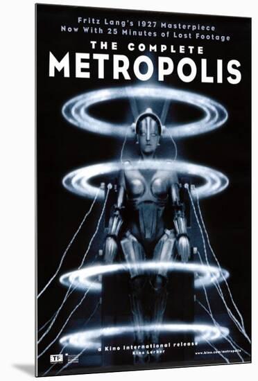 Metropolis-null-Mounted Poster