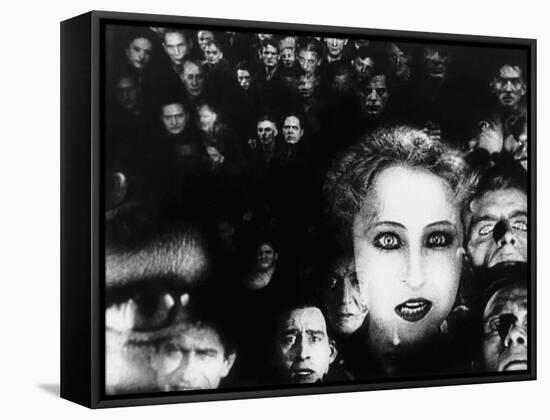 Metropolis-null-Framed Stretched Canvas